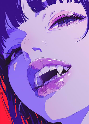 Anime Vampire Girl