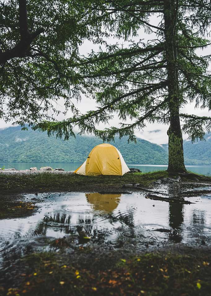 Tent by the Lake