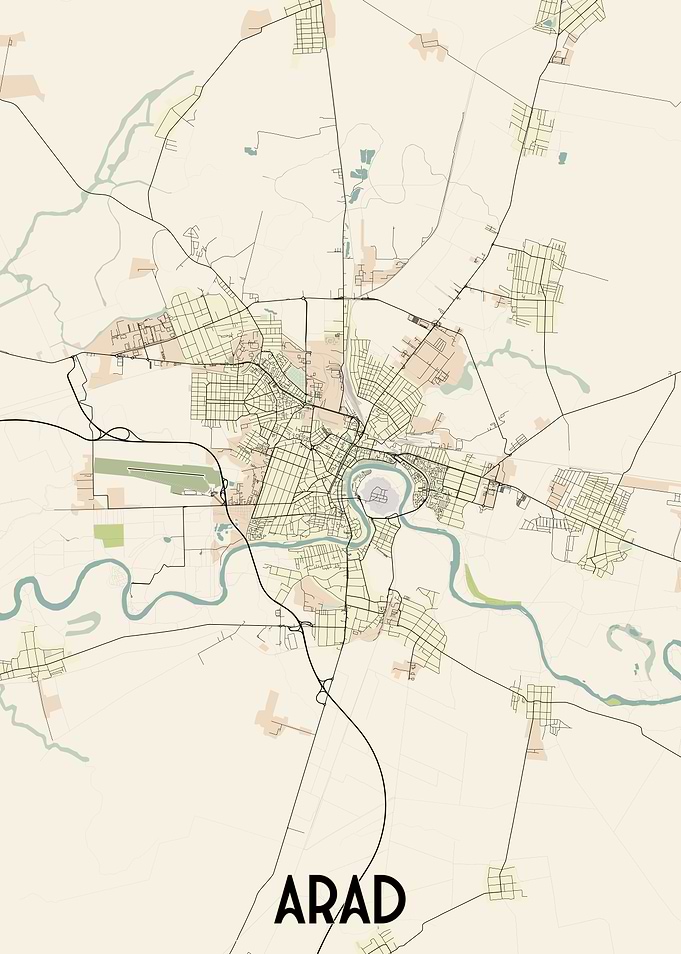 Arad City Map