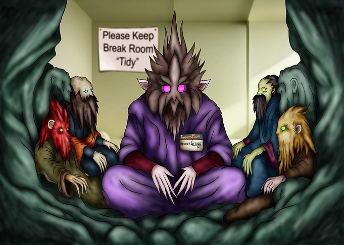 Gnarly Folks Break Room