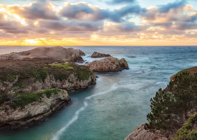 Sunset Coastline