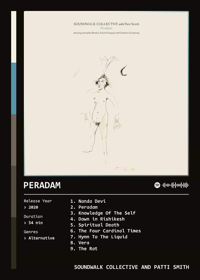 Peradam (2020) Album by Soundwalk Collective and Patti Smith