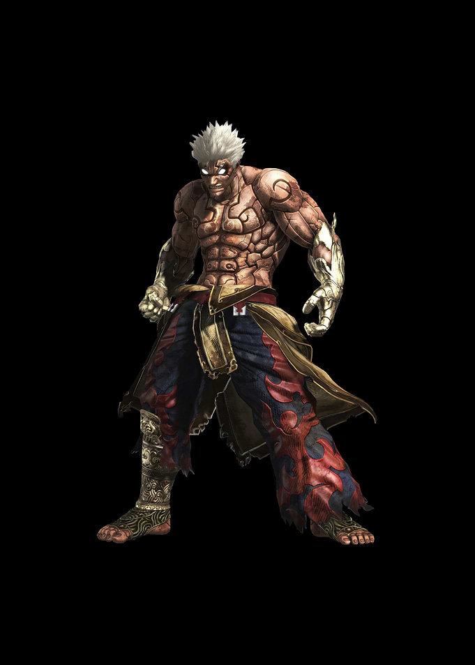 Muscular Video Game Character