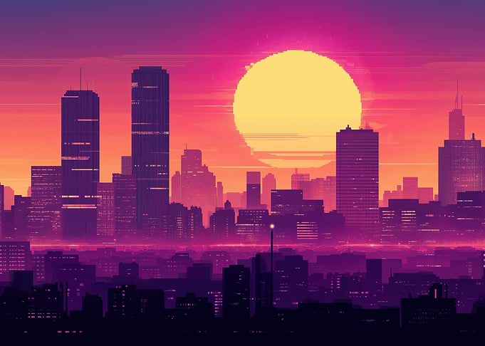 Sunset Cityscape