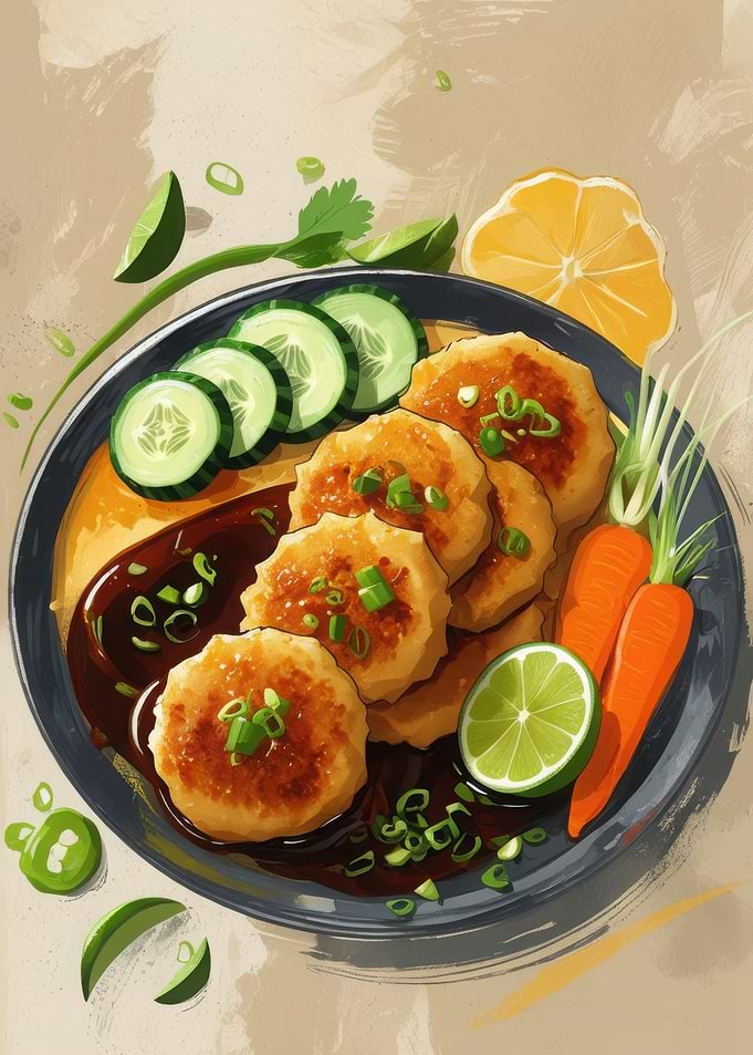 Japanese Fried Fish Cakes
