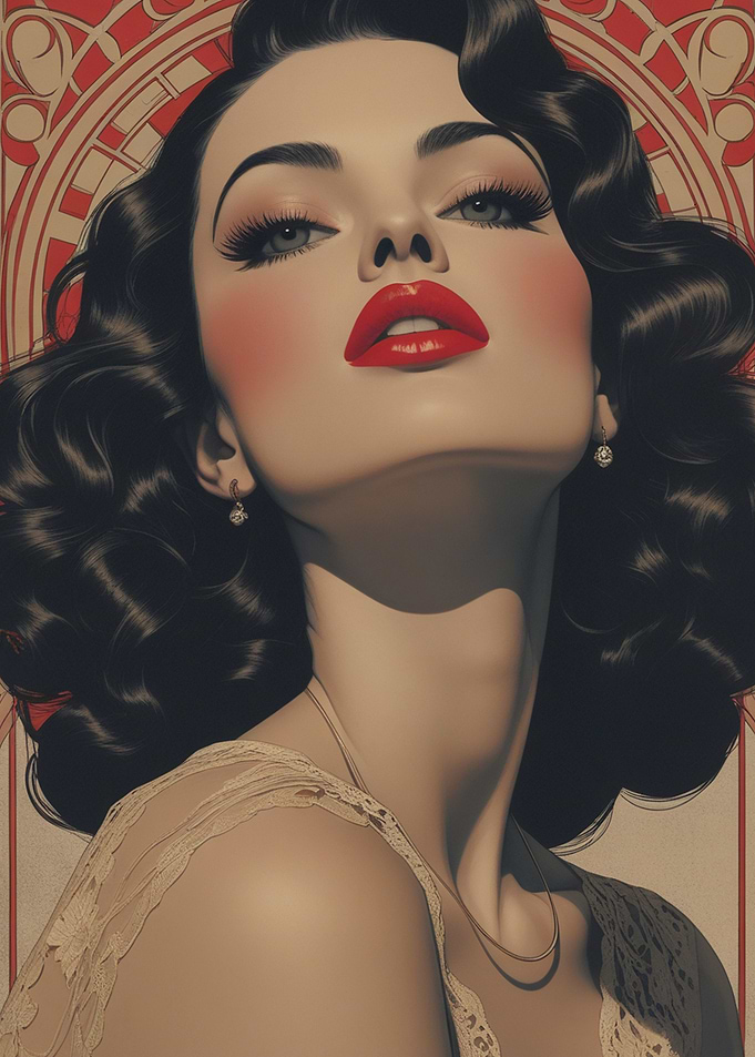 Vintage Pinup Art