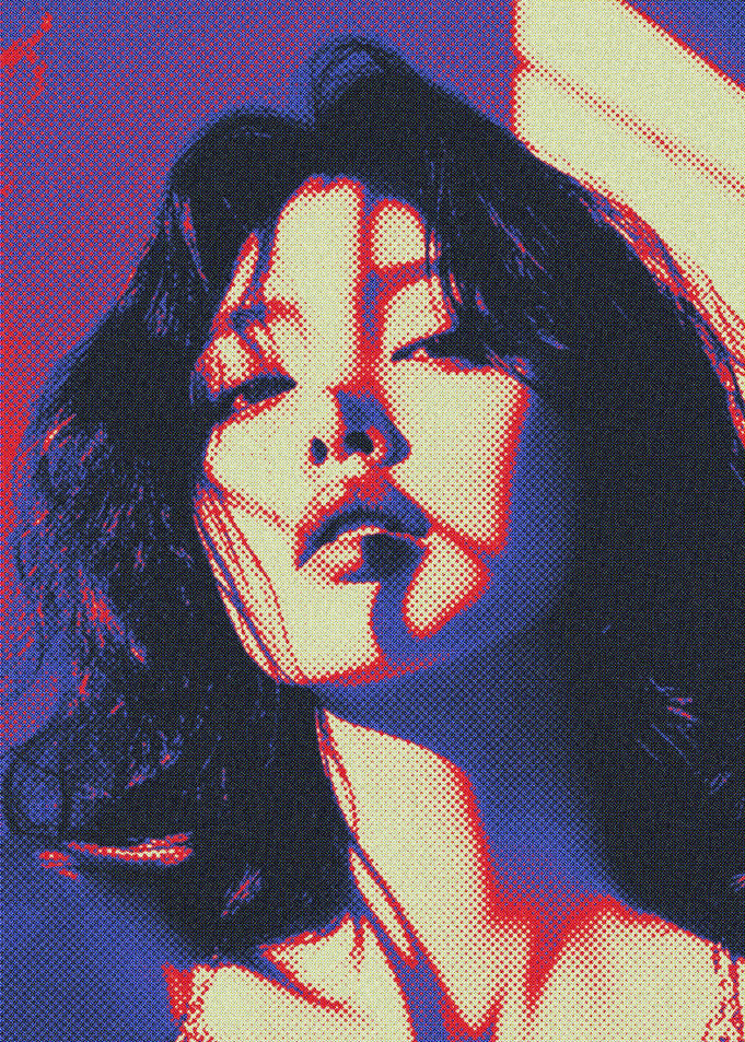 Woman in Pop Art Style