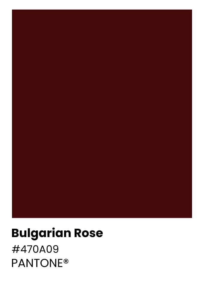 Pantone Color: Bulgarian Rose