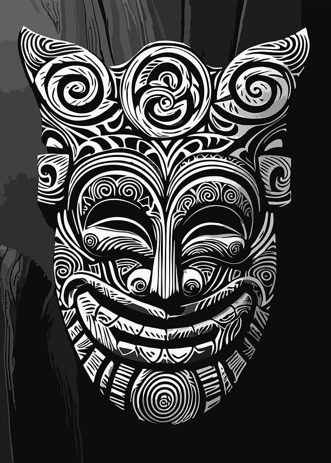 Polynesian Tribal Mask