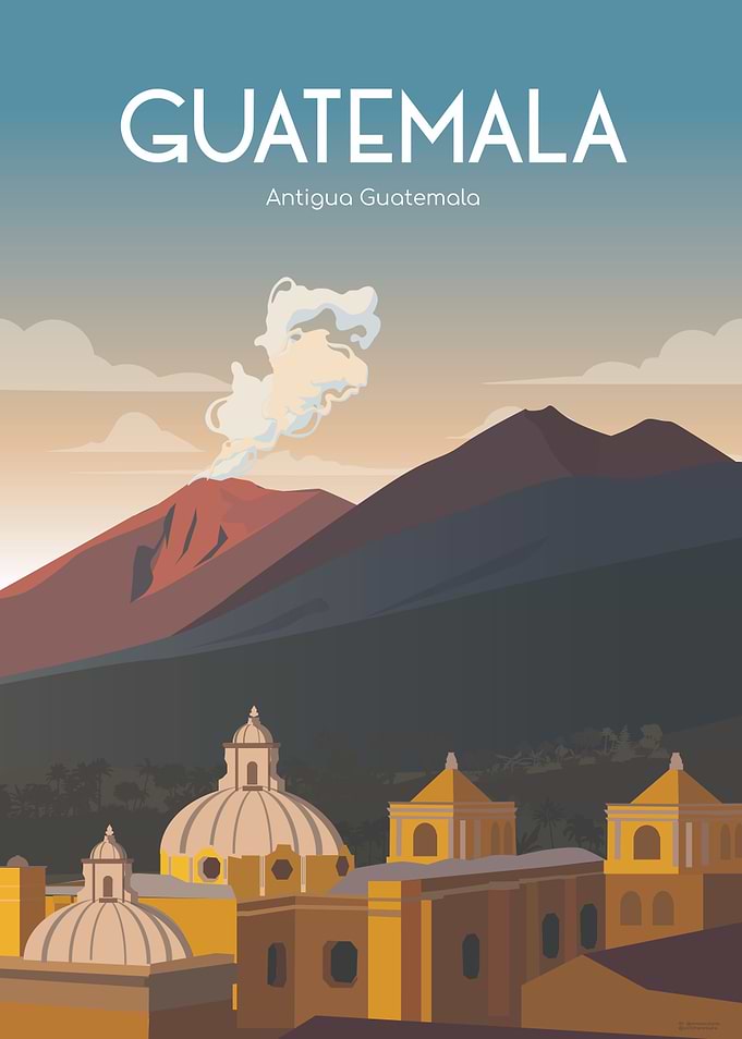 Guatemala Antigua Volcano