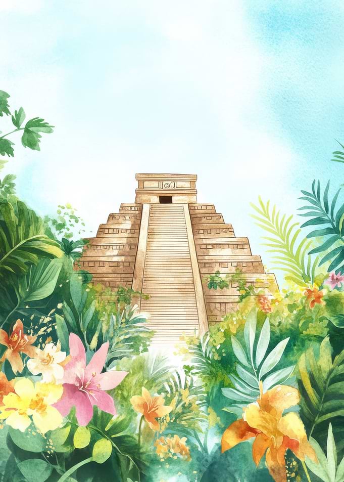 Ancient Mayan Pyramid