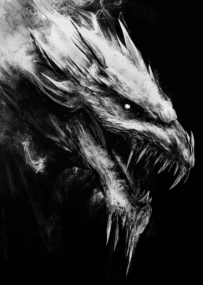 White Dragon Head