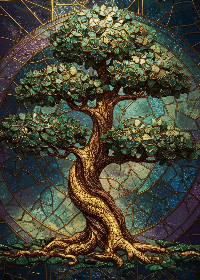 Glass Fantasy Tree