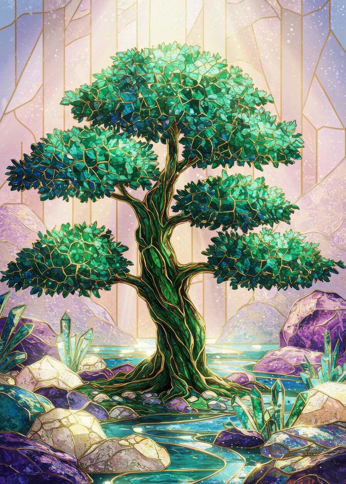 Stained Glass Tree