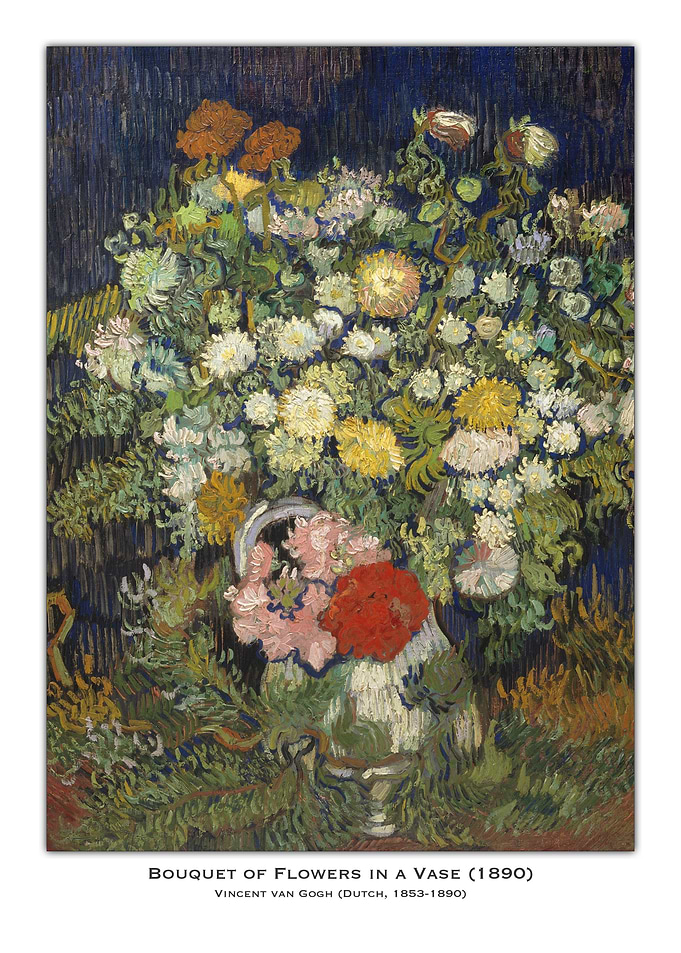 Van Gogh Flowers in Vase