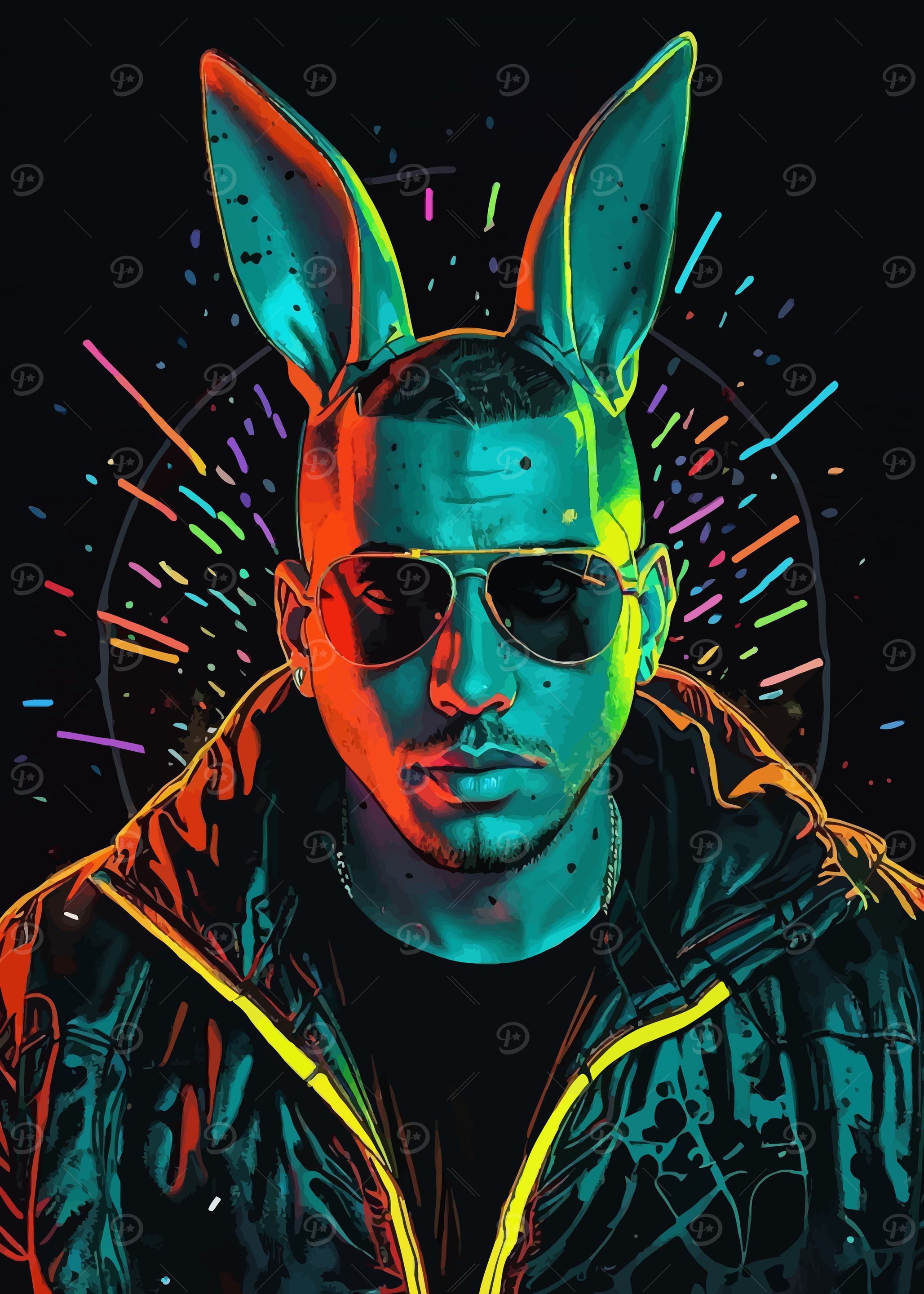 Bad Bunny Rabbit Ears