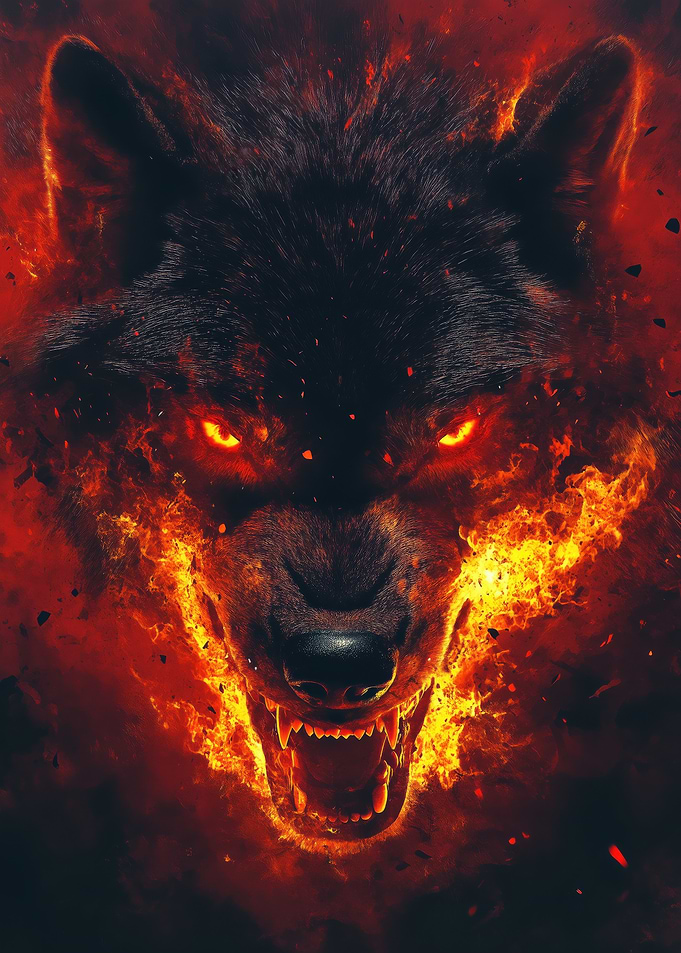 Fiery Wolf