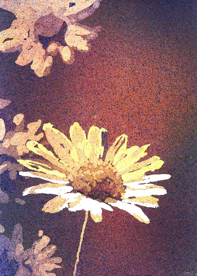 Watercolor Daisy