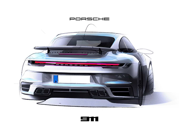 Porsche 911 Back