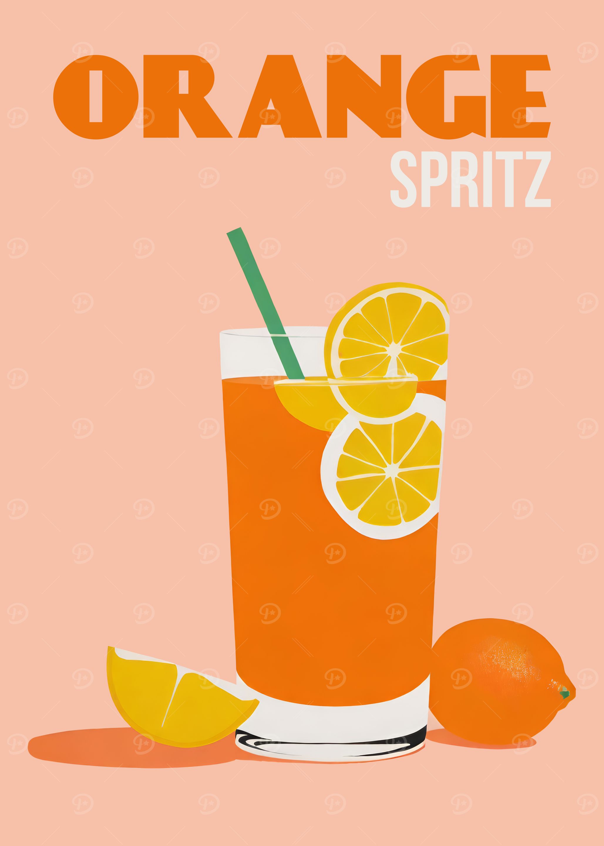 Orange Spritz Illustration