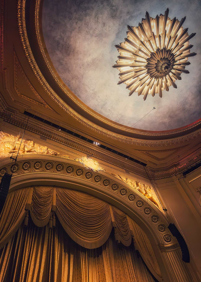 Ornate Theater Ceiling