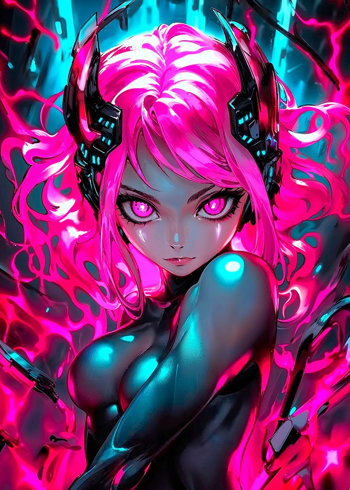 Cyberpunk Anime Girl