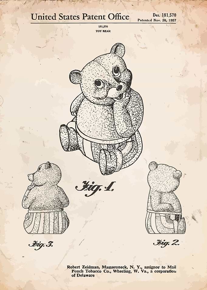 Teddy Bear Patent Design