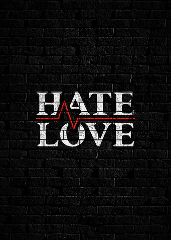 Hate Love Brick Wall