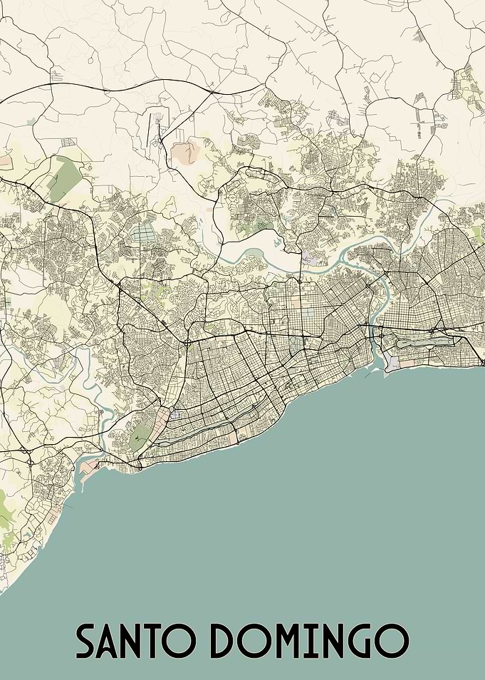 Santo Domingo City Map