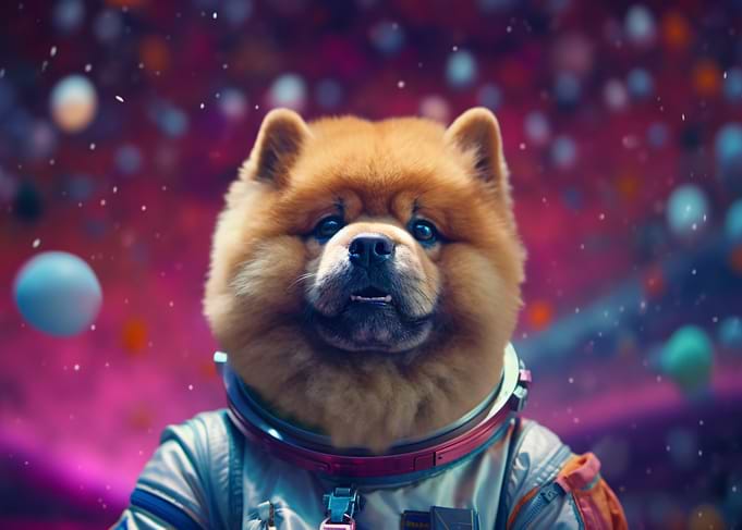 Chow Chow Astronaut