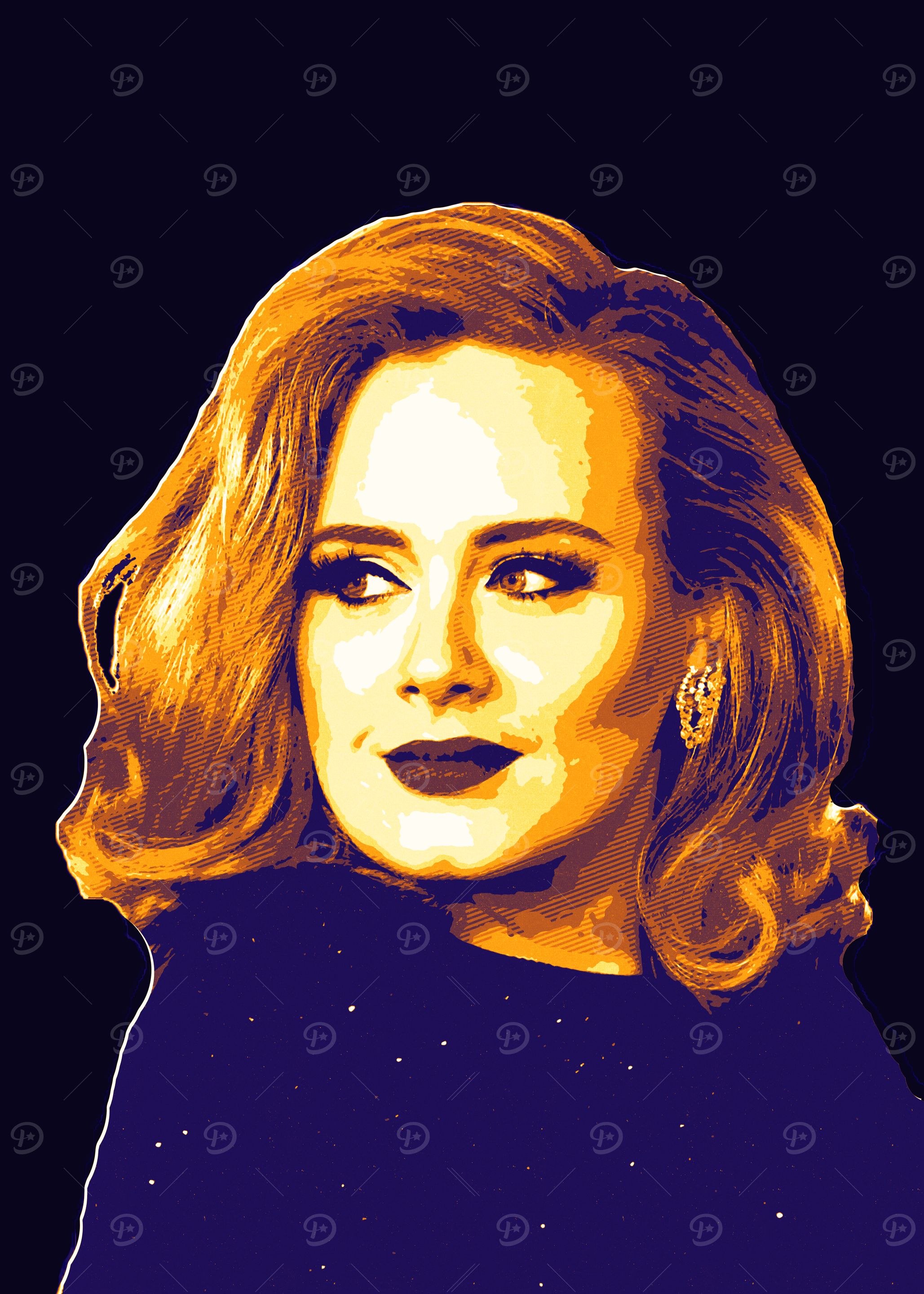Adele Pop Art Portrait