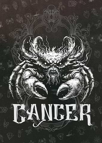 Cancer Zodiac Sign Illustration