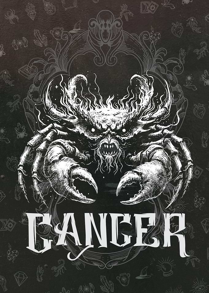 Cancer Zodiac Sign Illustration
