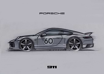Porsche 911 Sketch
