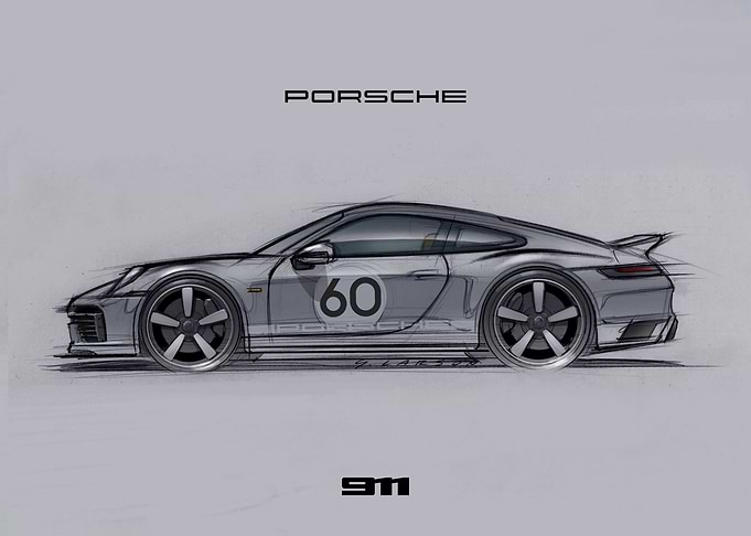 Porsche 911 Sketch