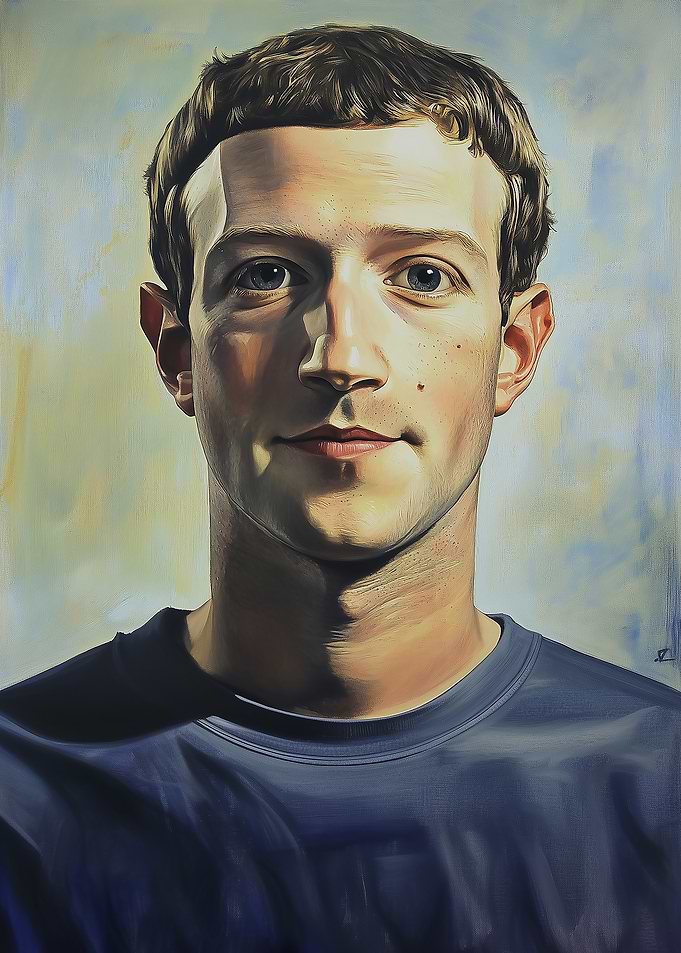 Mark Zuckerberg Portrait