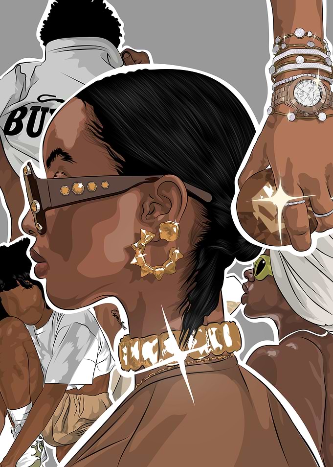 Black Woman in Sunglasses