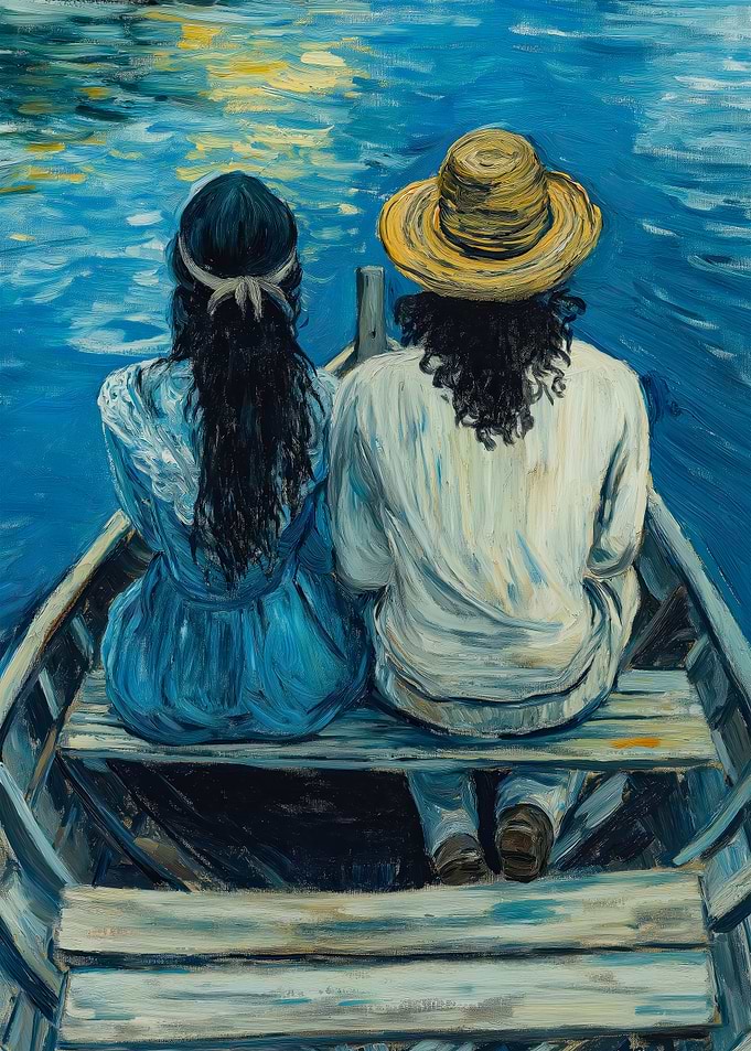 Couple in a Rowboat