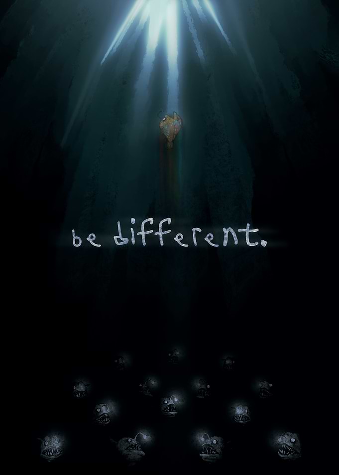Be Different Angler Fish