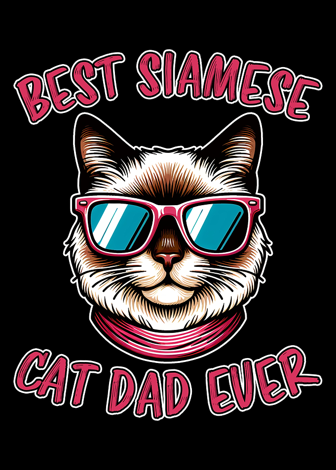 Best Siamese Cat Dad Ever