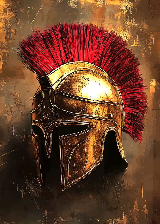 Spartan Helmet Artwork