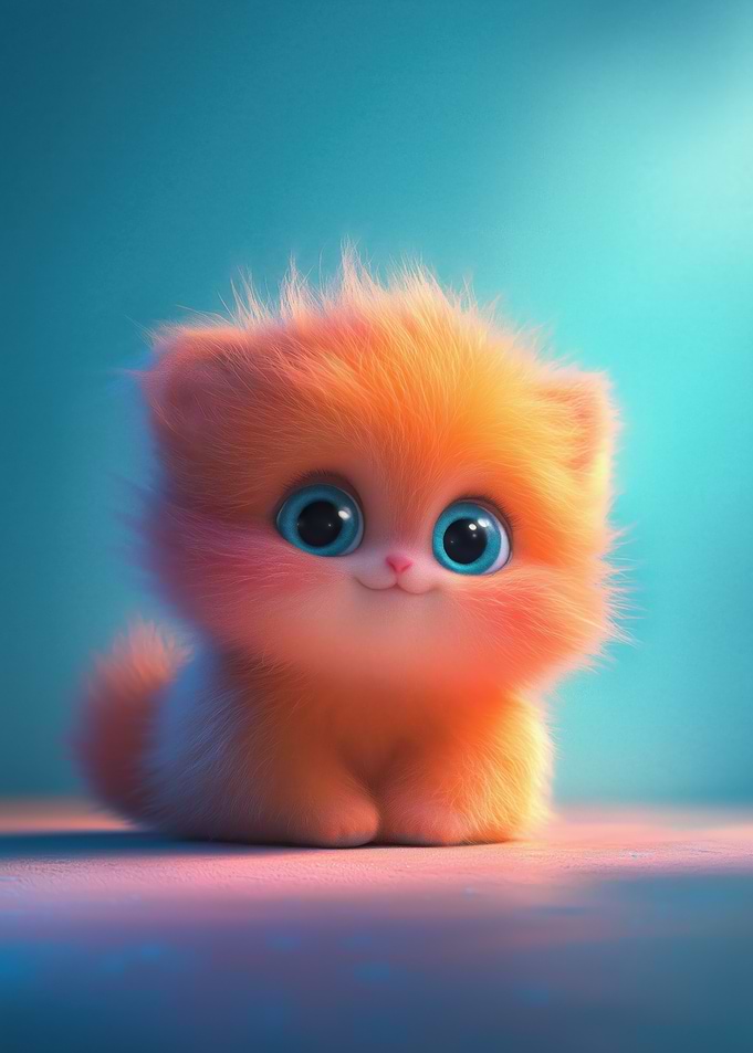 Cute Orange Kitten