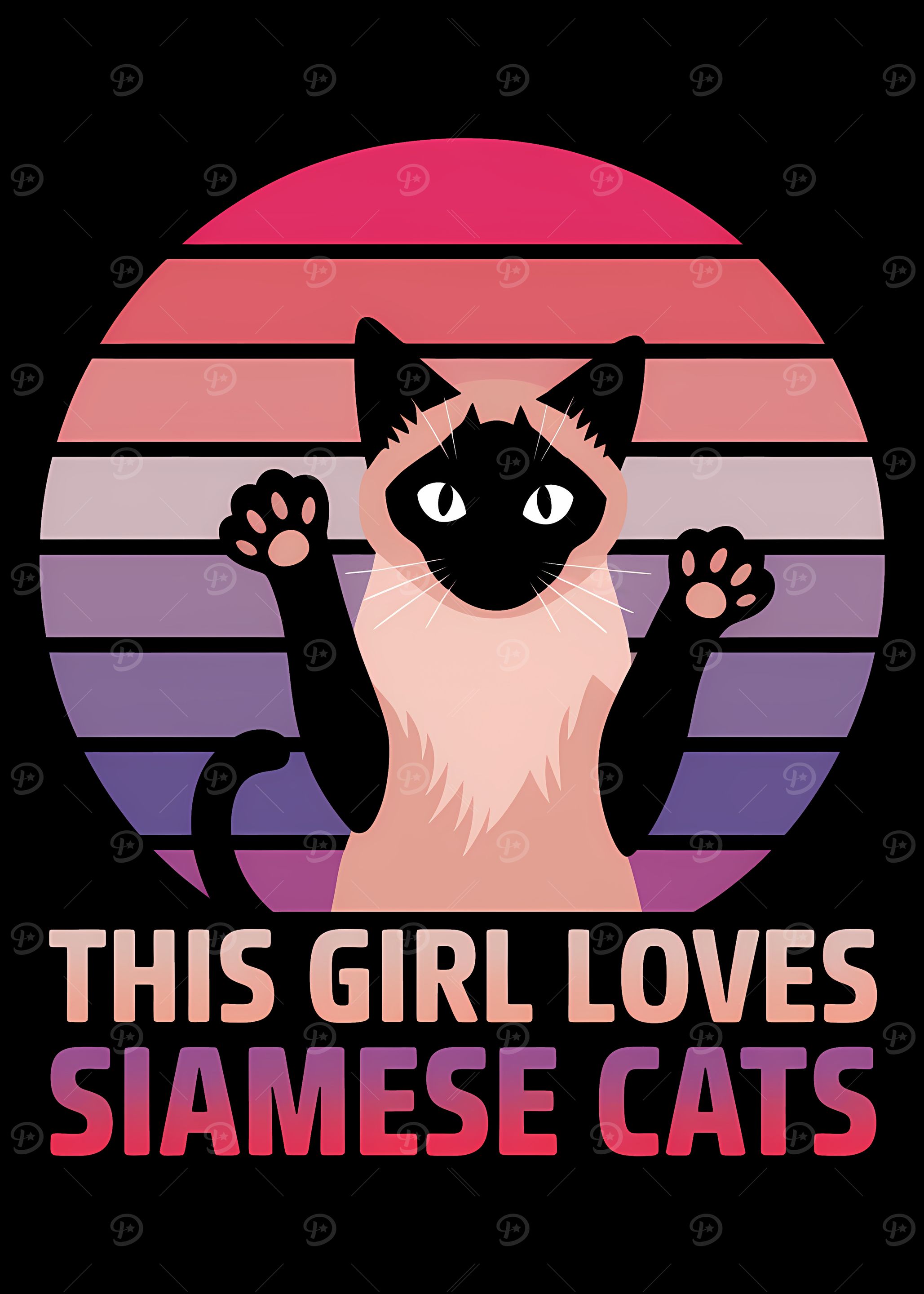 Siamese Cat Lover Graphic