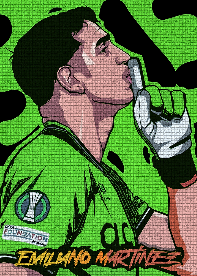 Emiliano Martinez Soccer Art