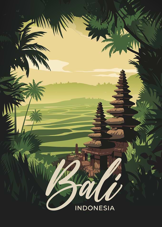 Bali Temple Landscape