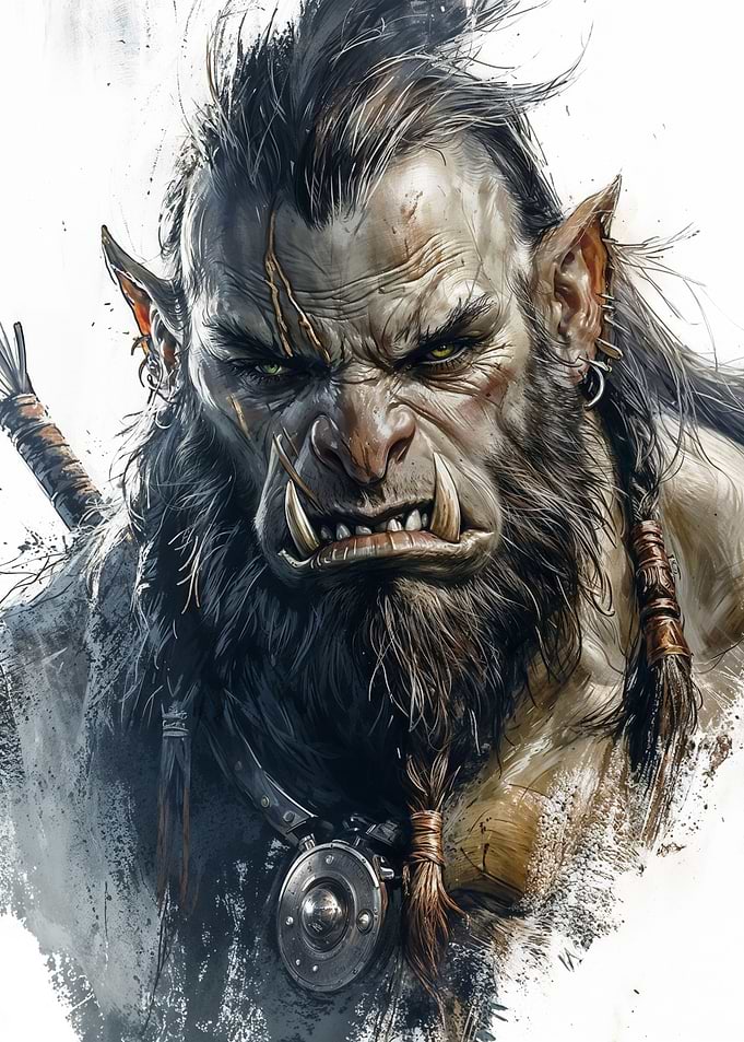 Orc Warrior Portrait