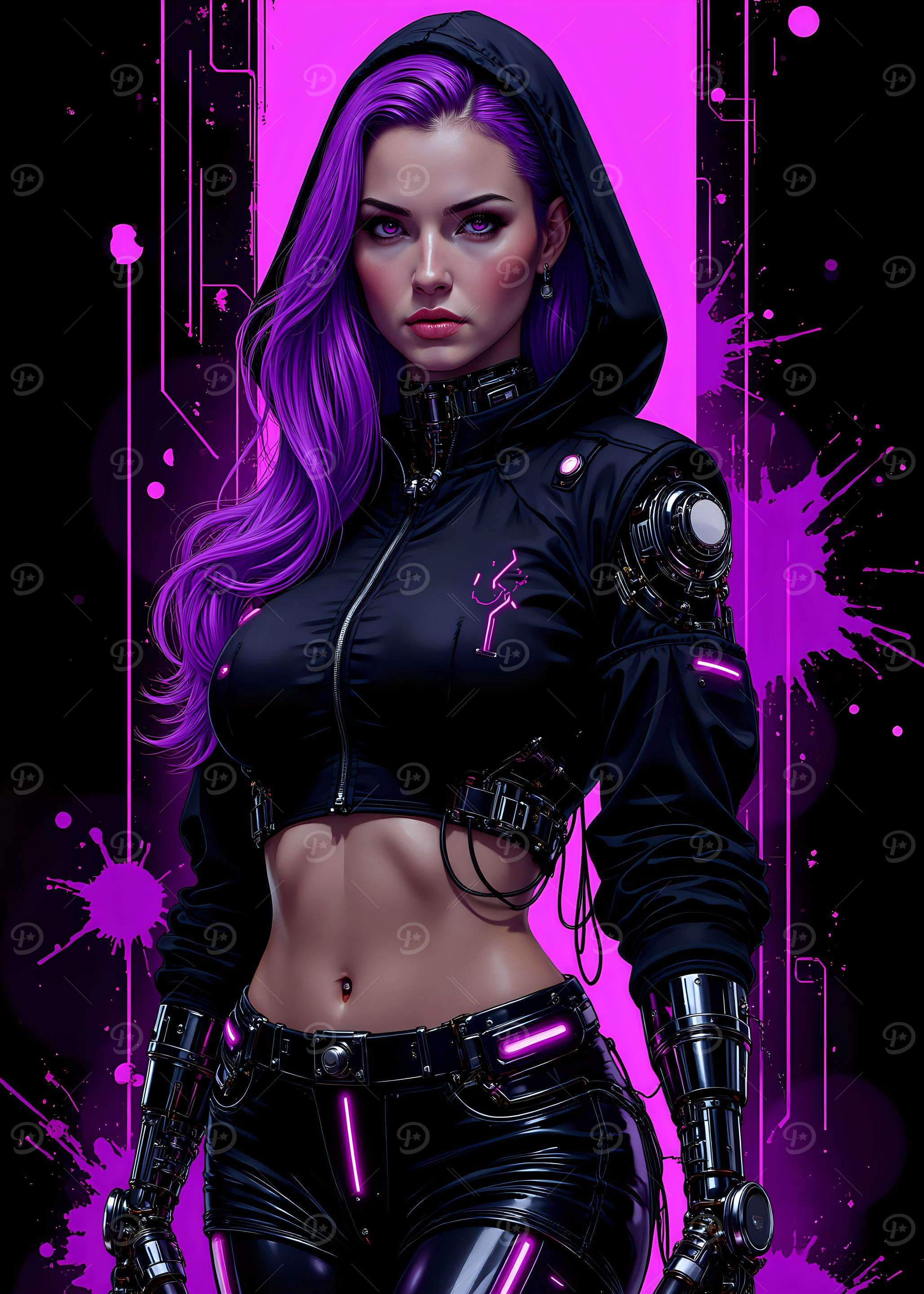 Violet Rebellion: Cyberpunk Assassin