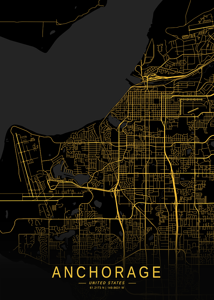 Golden Anchorage City Map