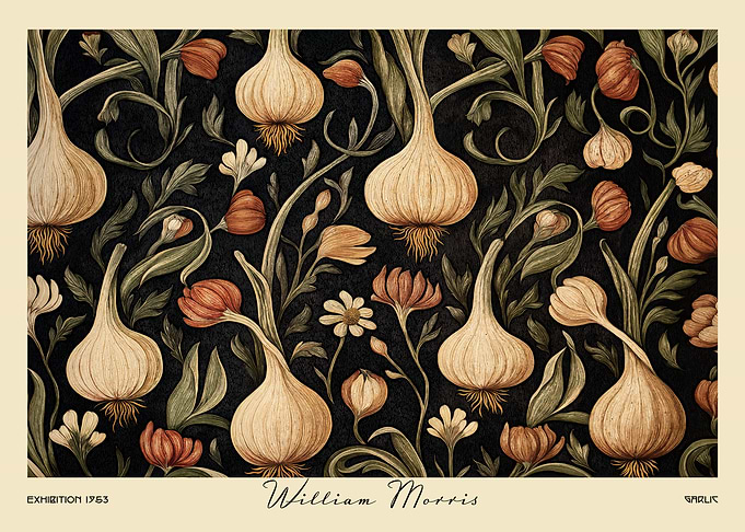 Garlic Morris Kitchen Decor