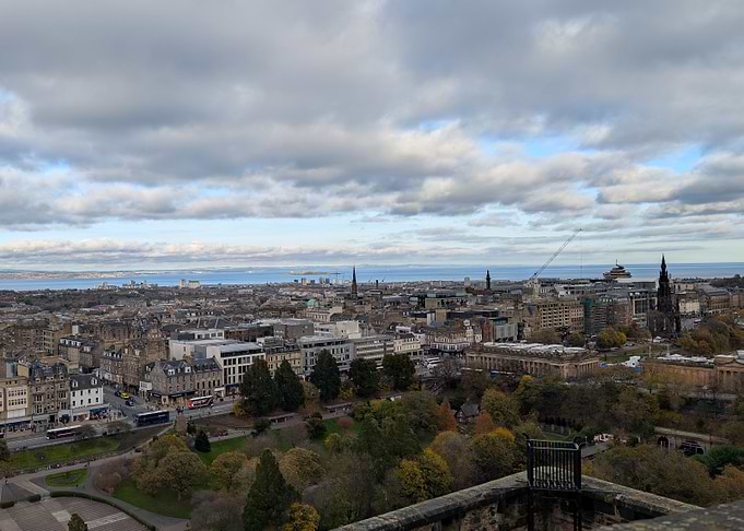 Edinburgh Cityscape from Above